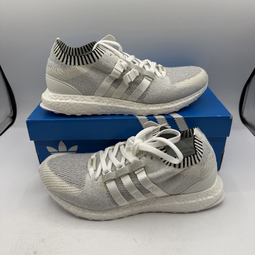 Adidas EQT Support Ultra PK Prime Knit Shoes Mens Sz 9 White Sneakers BB1242‎